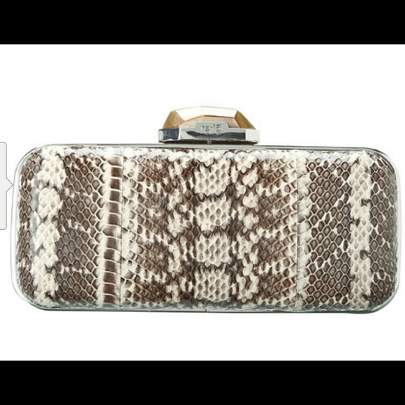 Rafe Real Snake Skin Clutch DEMI Python - Picture 3 of 4