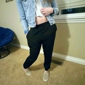 Forever 21 Contemporary - Black Linen Pants