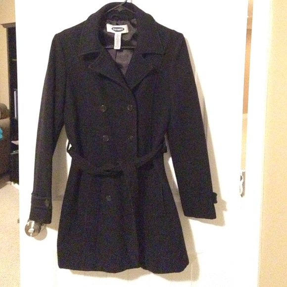 Black pea coat