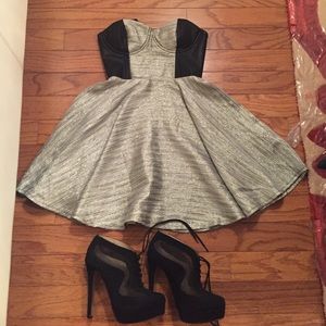 Amazing silver and black dress 🎀