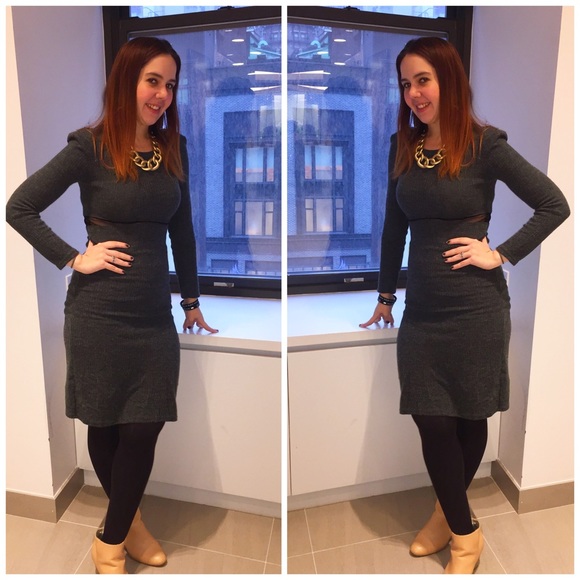 Sheer Madness Longsleeve Bodycon