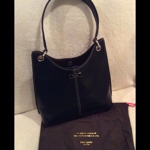 Vintage Kate Spade Black & Brown Single Handle Bag