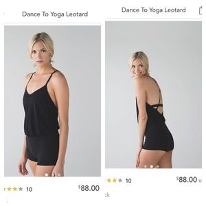 NWT Lululemon Dance To Yoga Leotard size 6