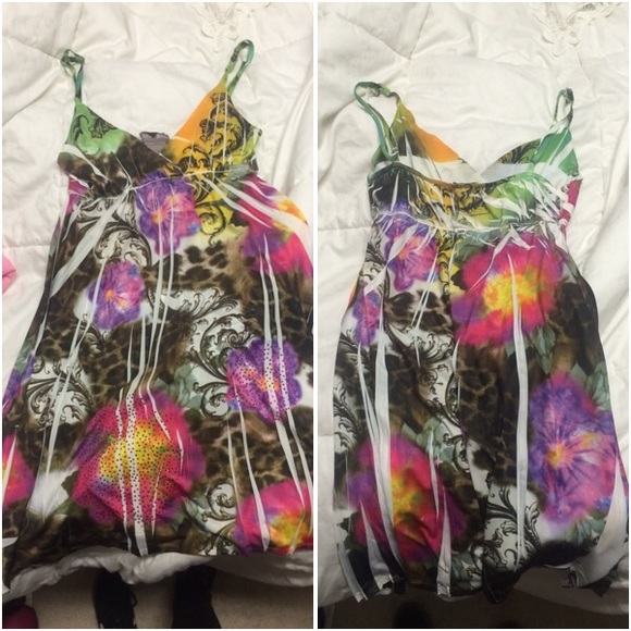 Vivid Flower Dress