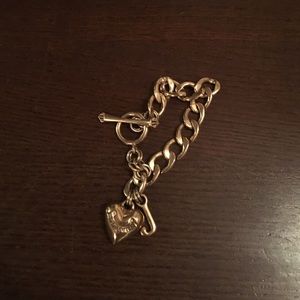 Juicy Couture Gold Charm Bracelet