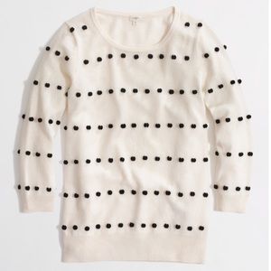 J. Crew Charley Sweater in Pom-Pom Dot