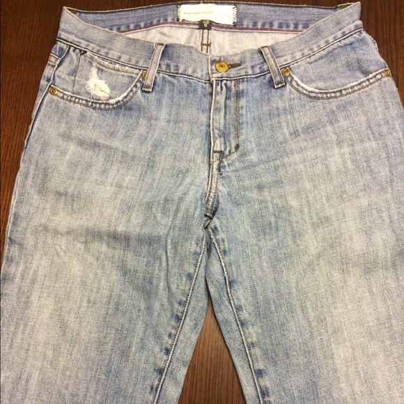 paperdenim&cloth. Frayed, knee length.