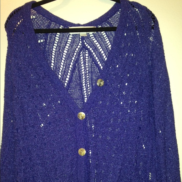 Blue Cardigan from Macy's! Size M