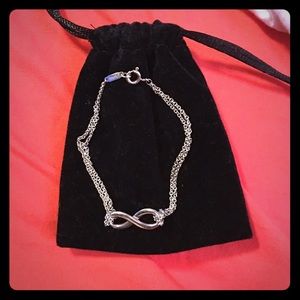 Tiffany's infinity bracelet in sterling silver