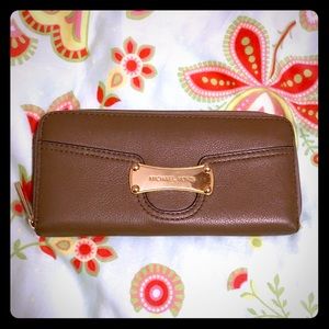 Michael Kors Soft Leather Wallet Clutch