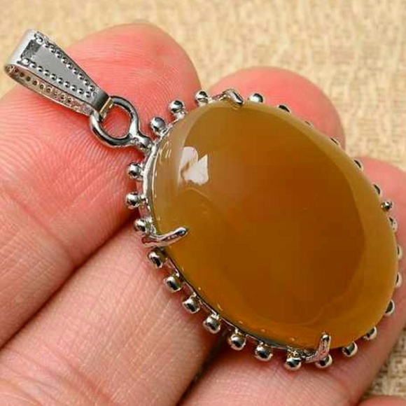 Orange Agate pendant