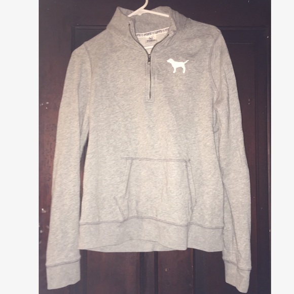 Half Zip Victoria Secret Hoodie