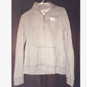 Half Zip Victoria Secret Hoodie