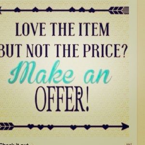 I'm open to offers 💗😄