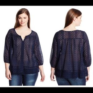 Embroidered top, great cover up as well