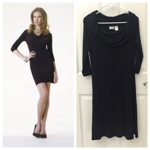 Spiegel Cowl neck Dress Black