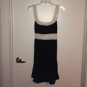 Love Tease Black Bubble Party Dress w/sequins sz L