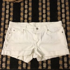 White shorts