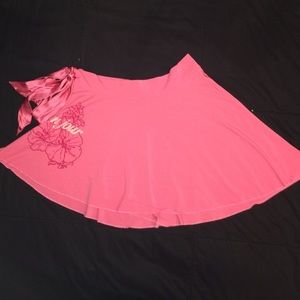 Pink Abercombie Skirt Size Medium with side tie bow