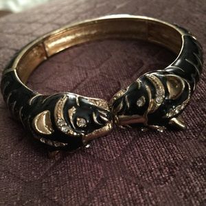 Black & Gold Jaguar Bracelet