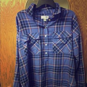 Old Navy boyfriend plaid