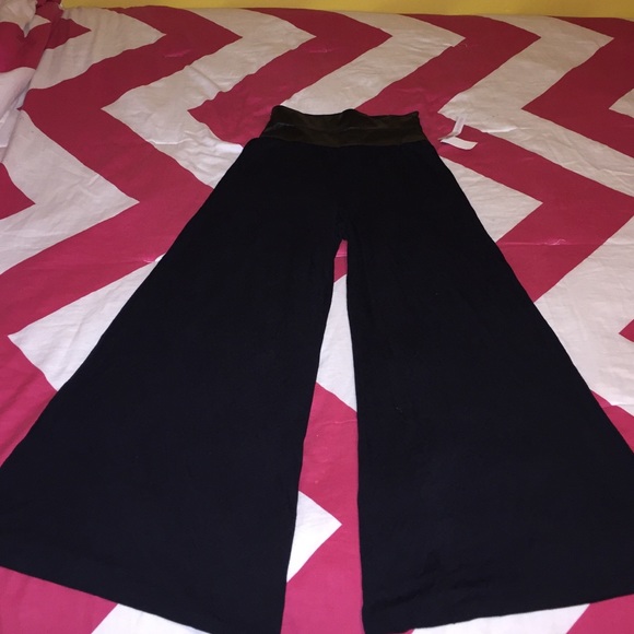 High waisted palazzo pants