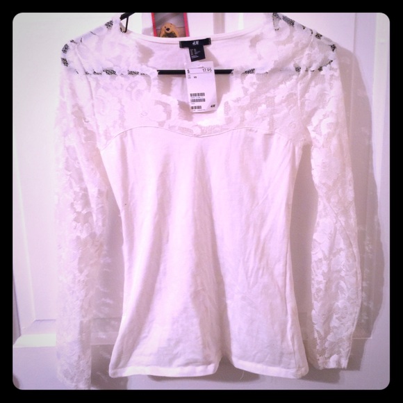 NWT H&M Lace Top