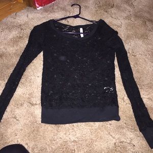 laced sweater