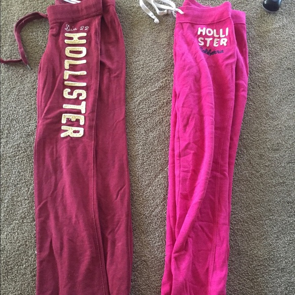Two pairs of comfy soft hollister sweats