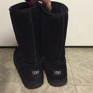Black ugg boots