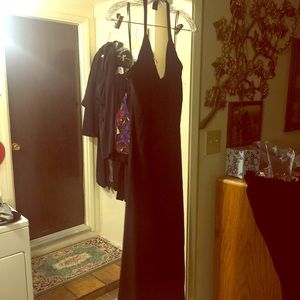 Black Cotton swimsuit cover up.