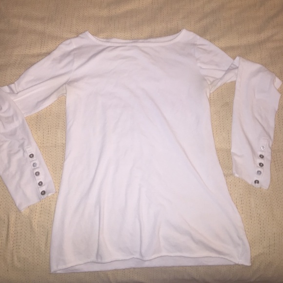 white long sleeve shirt