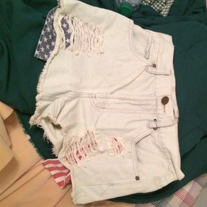 High waisted jean shorts from Forever 21