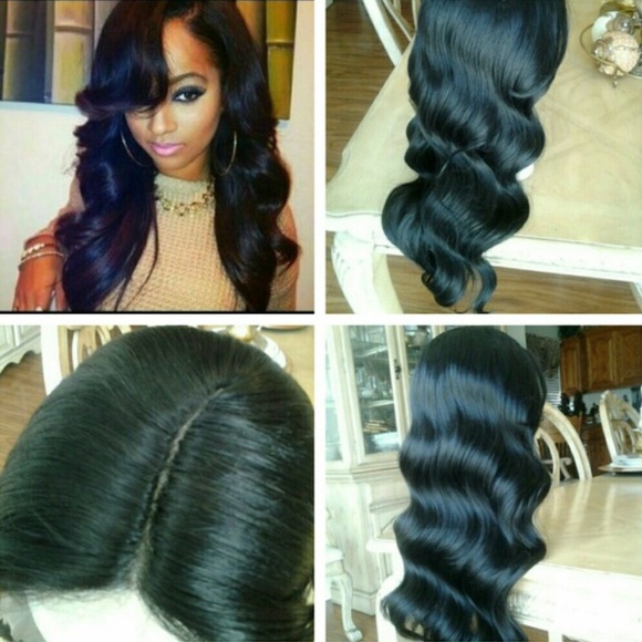 Waves lace front wig