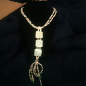 Beaded Two Strand Necklace