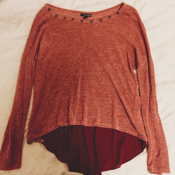 Love Haight Cozy Maroon Sweater