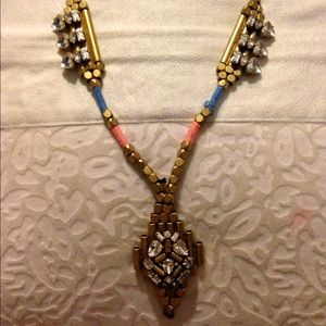 J. Crew multimedia tribal statement necklace