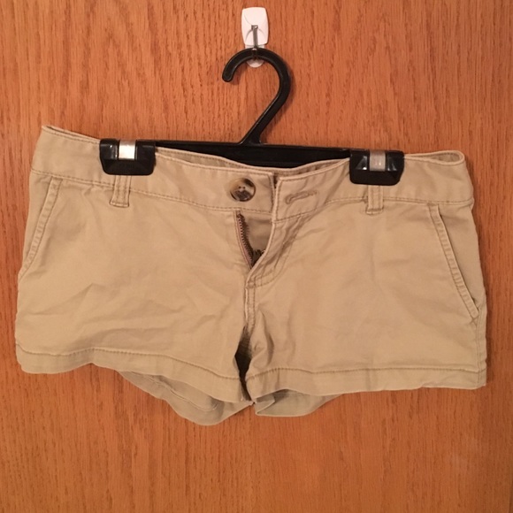 Khaki Short Shorts