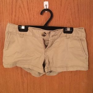 Khaki Short Shorts