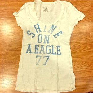 White American eagle short sleeve