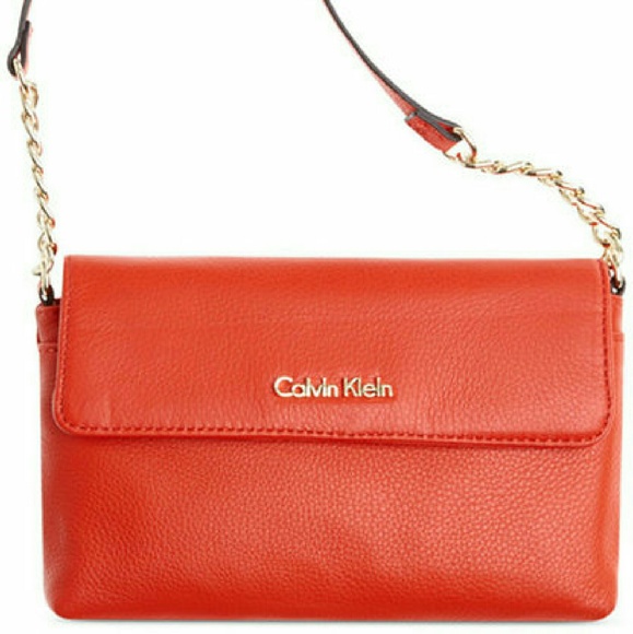 Pebble Leather Flap Crossbody