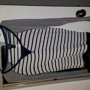 Horizontal striped sweater