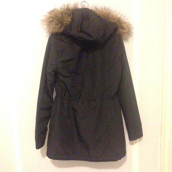 Black all weather parka ✨SOLD✨ - Picture 2 of 3