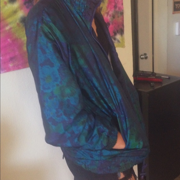 Vintage Floral Windbreaker / Bomber Jacket - Picture 3 of 4