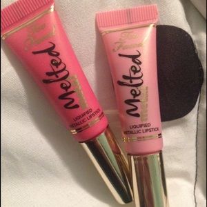 BUNDLE!! 2 TOO FACE MELTED LIPSTICKS