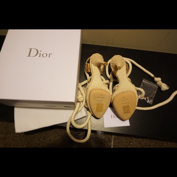 Dior runway Tahiti sandals NWB - Picture 4 of 4