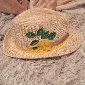 Kate spade fedora lemon