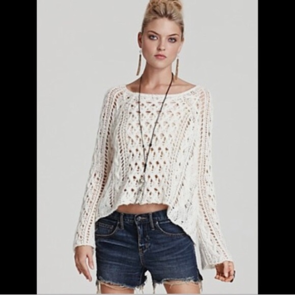 Rare Free people Pegasus sweater