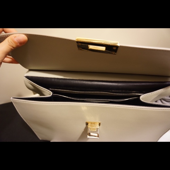 Balenciaga Le dix Cartable M Pearl grey - Picture 3 of 4