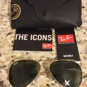 Ray Ban aviator sunglasses